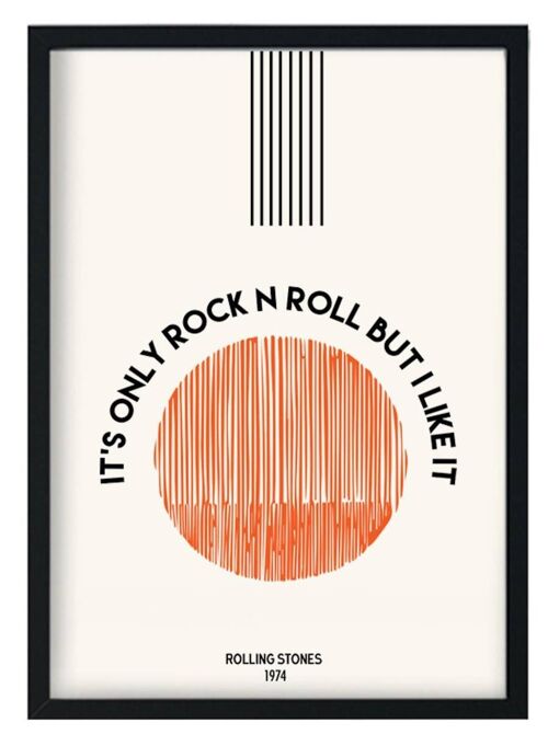It's Only Rock N Roll but I Like it Rolling Stones Art Print