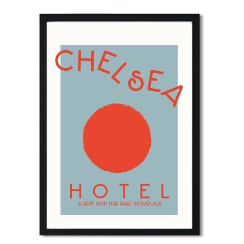 Chelsea Hotel Mind Charity Retro Art Print