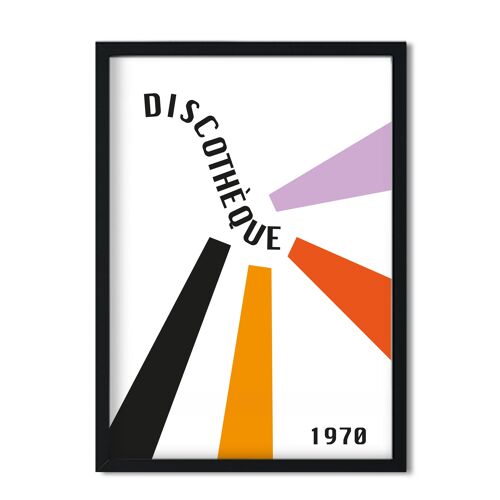Discothèque French Abstract Giclée Art Print