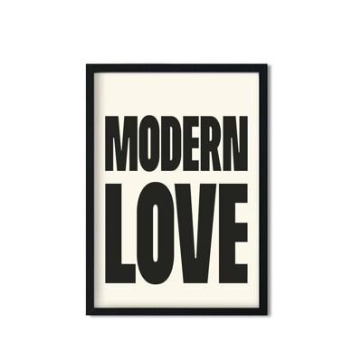 Moderne Liebe Retro Giclée Kunstdruck