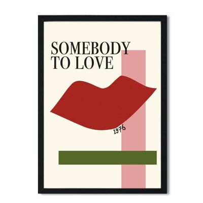 Somebody to Love Queen Inspired Retro Giclée Art Print