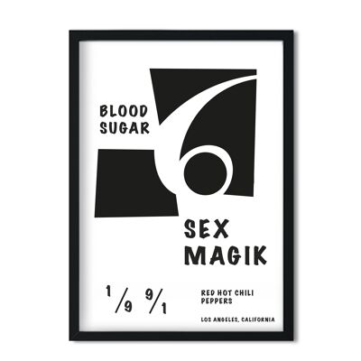 Blood sugar sex magik abstract Giclée Art Print