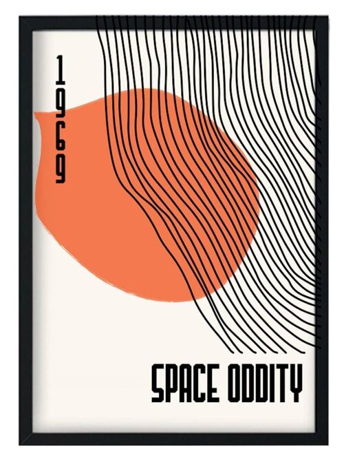 Space Oddity David Bowie Inspired Retro Giclée Art Print