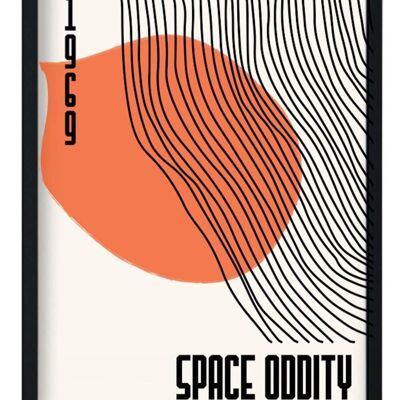 Space Oddity David Bowie Inspired Retro Giclée Art Print