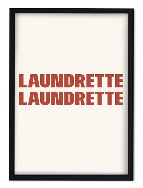 Laundrette Retro Giclée Art Print