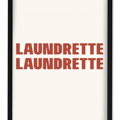 Laundrette Retro Giclée Art Print