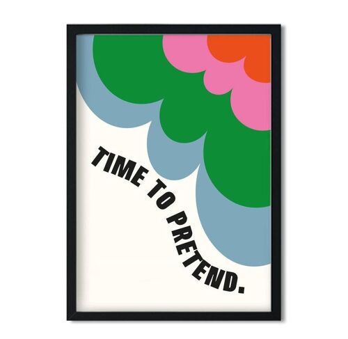 Time to Pretend Retro Nursery Giclée Art Print