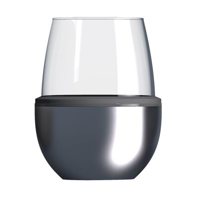 Stl25 , insulated wine kuzie silver