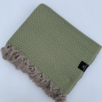 Nazar Throw Blanket - GREEN