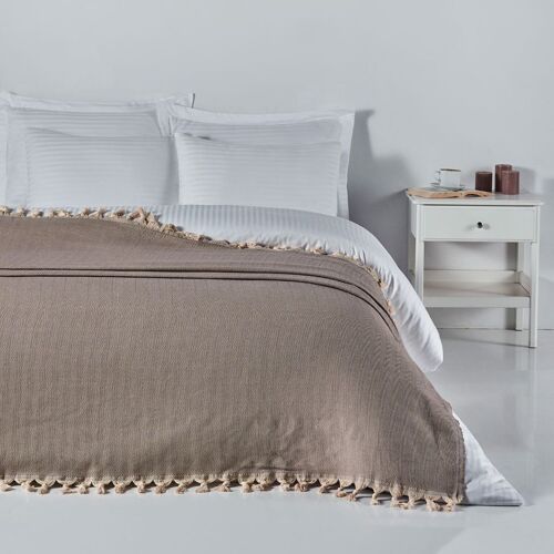 Liska Blanket - BROWN