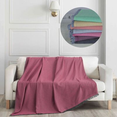 Carré Throw Blanket - RED