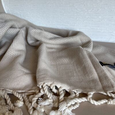 Panàru Peshir - Small Turkish Towel - BEIGE