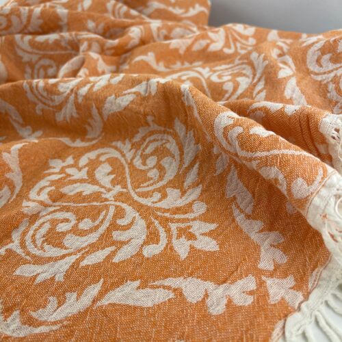 Maremma Turkish Towel Peshtemal - ORANGE