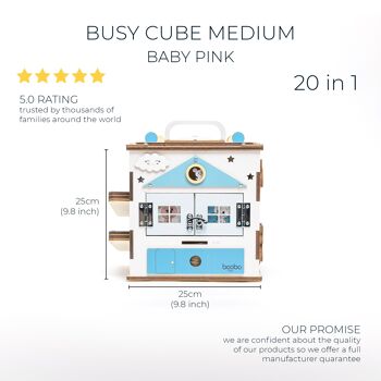Buy wholesale Busy Cube Medium Baby Blue