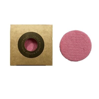 Eco pads, washable and biodegradable, pink