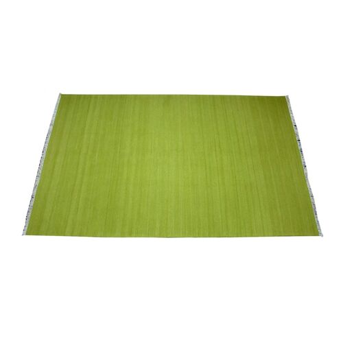 Wasabi Handmade Kilim Green Carpet