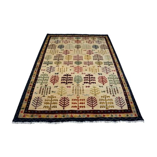 Handknotted Natural Gabbeh Rug
