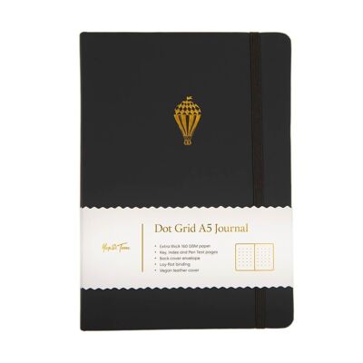 Journal A5 Dot Grid - Montgolfière - Anthracite