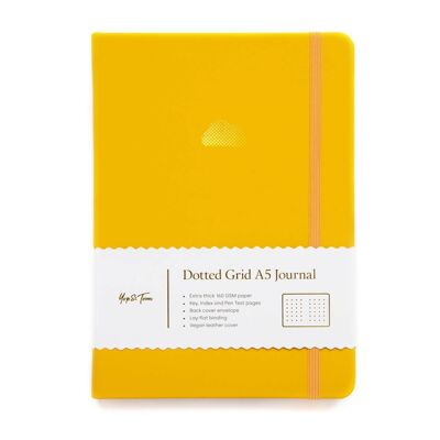 A5 Dot Grid Journal - Wolke - Sonnengelb