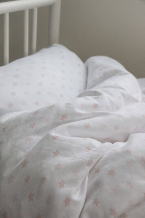 Littleheart Cot Bedding Little Star Pink