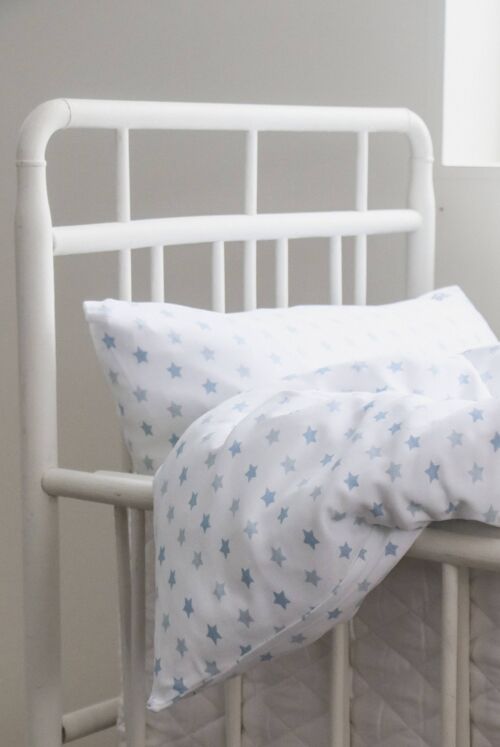 Littleheart Cot Bedding Little Star Blue