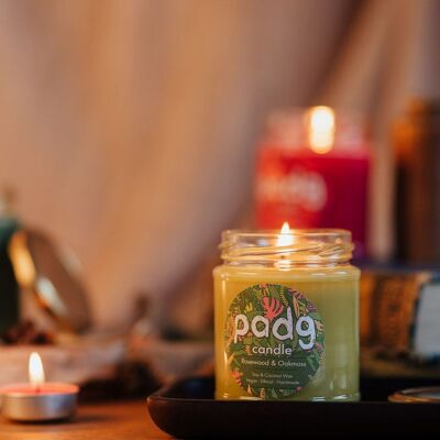 Rosewood & Oakmoss - Small Padg Candle