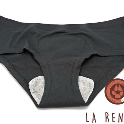 Shorty menstruel uni noir