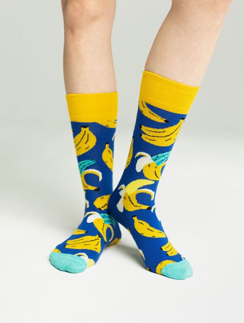 Go Bananas Socks | Bananas Socks | Fruit Socks | Juicy Socks | Full of flavour Socks | Fruit Pattern on socks |