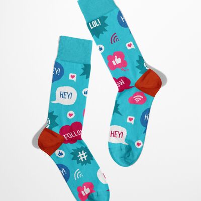 Social-Media-Socken – Letzte verbleibende Socken