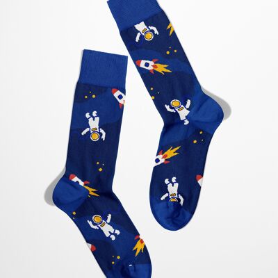 Spaceman Socken | Universumssocken | Kosmos Socken | Astronautensocken | Kosmos-Liebhaber-Socken