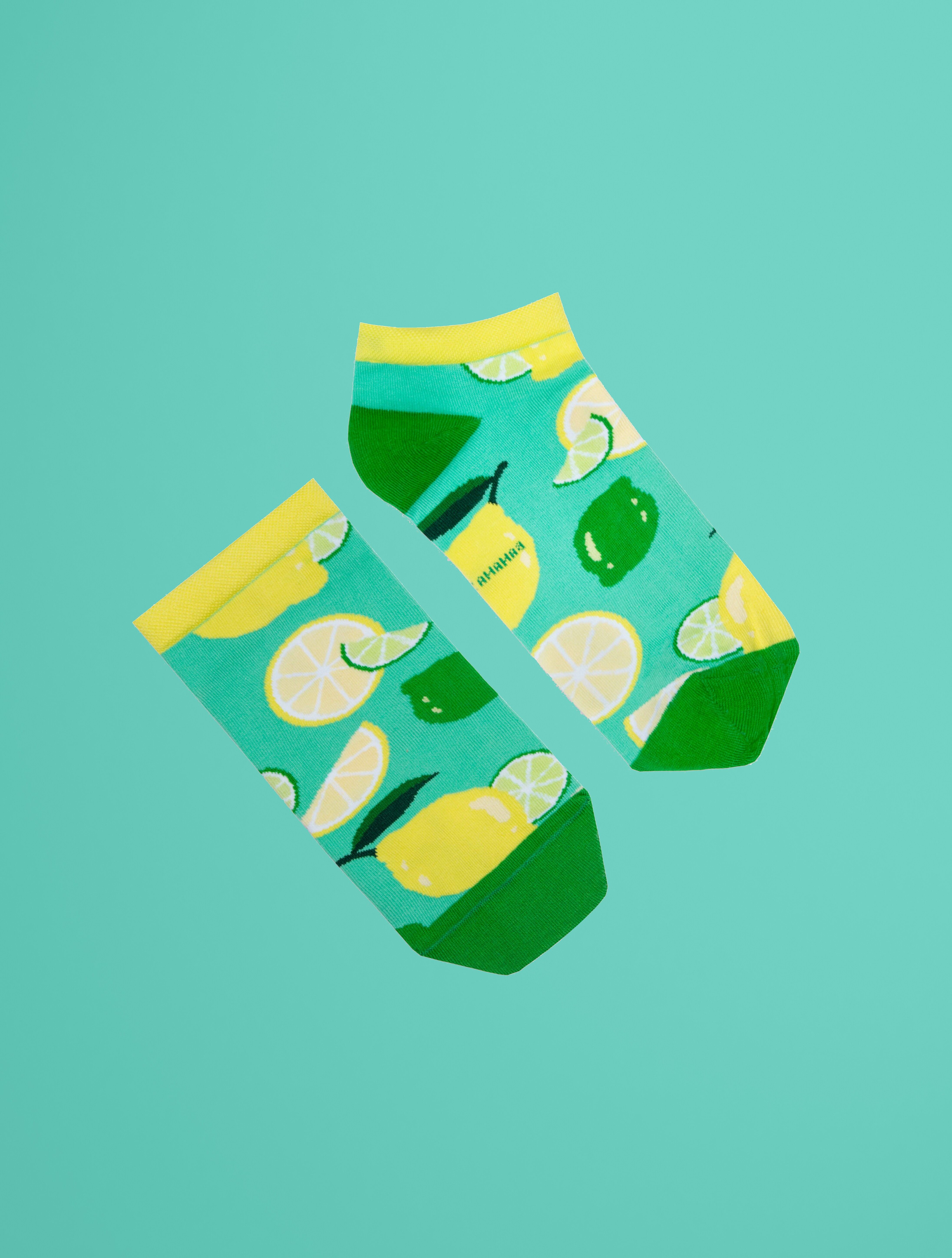 Calzini corti limoni | Calzini alla frutta |