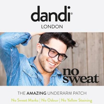 Male dandi® patch 10 pack - almohadillas para el sudor avanzadas para hombres
Parche dandi® Masculino Paquete de 10
Precio habitual £ 8.99