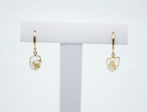 boucles d'oreilles arcturus transparentes