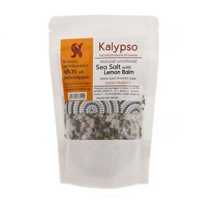 Natural unrefined sea salt with Lemon Balm 150g