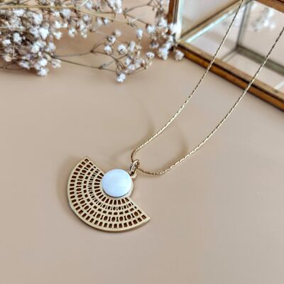 Mother-of-pearl La Rêveuse necklace