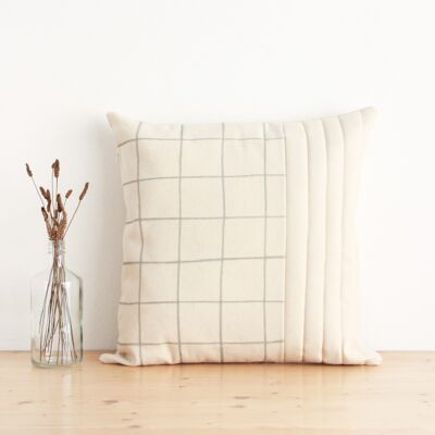 Fields cushion cover gray