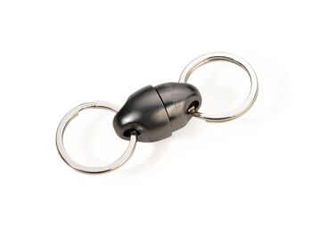 Porte-clés | composé de 2 pièces individuelles reliées magnétiquement | PLUS MOINS 1