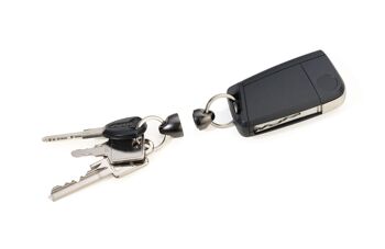Porte-clés | composé de 2 pièces individuelles reliées magnétiquement | PLUS MOINS 3