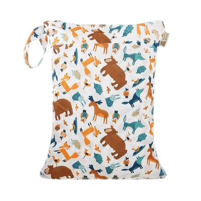 wet bag | Forest Animals - HappyBear Diapers