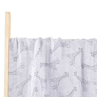 Tissu hydrophile | Girafe bleue - Couches HappyBear