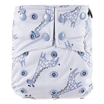 Pocketluier | Blue Giraffe - HappyBear Diapers