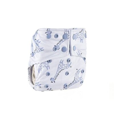 Pocket diaper | Blue Giraffe - HappyBear Diapers