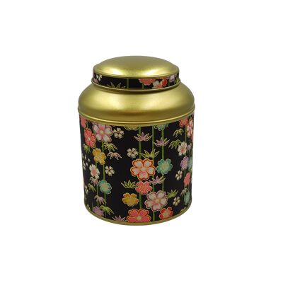 Boîte à thé OCHA - Guirlandes de fleurs mulitcolores