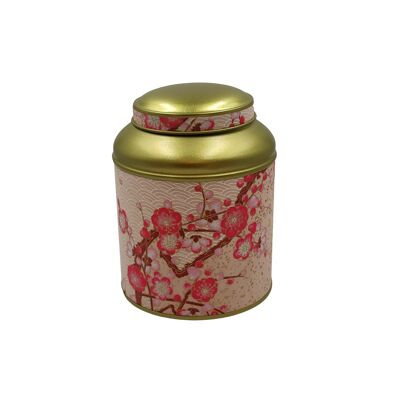 Boîte à thé OCHA - Branche de prunier rose