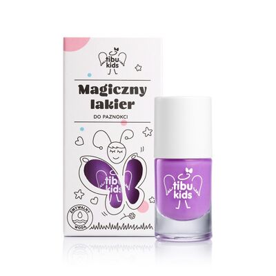 Magical water -based nail polish for kids - violet