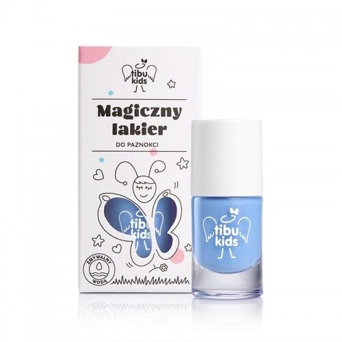 Magical water -based nail polish for kids - blue