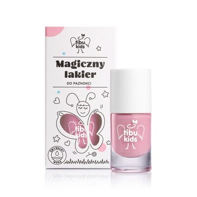 Magical water -based nail polish for kids - pink
