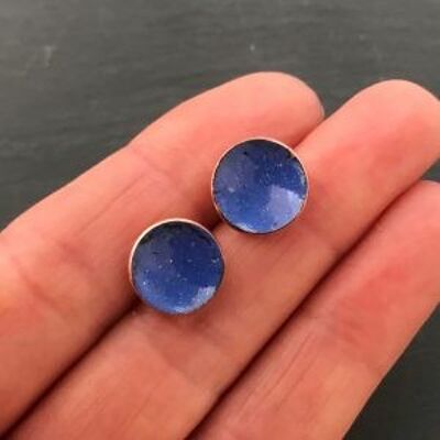 13mm Concave Studs – Ultramarine Blue