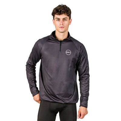 GSA Men's Active Mockneck Sweatshirt - Charcoal