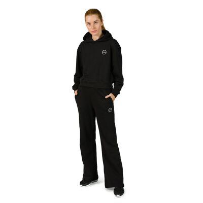 GSA Women's French Terry Cropped Hoodie - Jet Black
